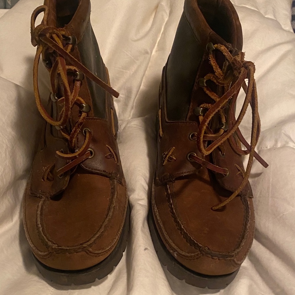 Stylish Brown Lace-Up Boots for Women